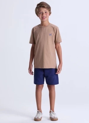 Vida Costeira - Conjunto Masculino Infantil Básico Va Bege - VIDA COSTEIRA