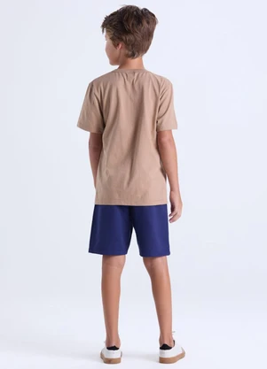 Vida Costeira - Conjunto Masculino Infantil Básico Va Bege - VIDA COSTEIRA
