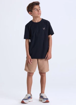 Vida Costeira - Conjunto Masculino Infantil Básico Va Pretoo - VIDA COSTEIRA