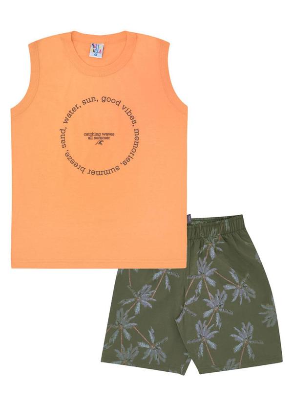 Pulla Bulla - Conjunto Menino Laranja