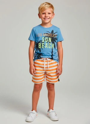 Keki Boys - Conjunto Masculino Los Angeles Azul - KEKI BOYS