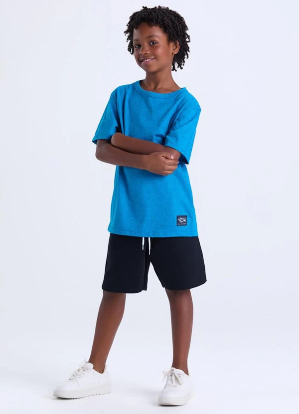 Vida Costeira - Conjunto Masculino Moulineblack Azul