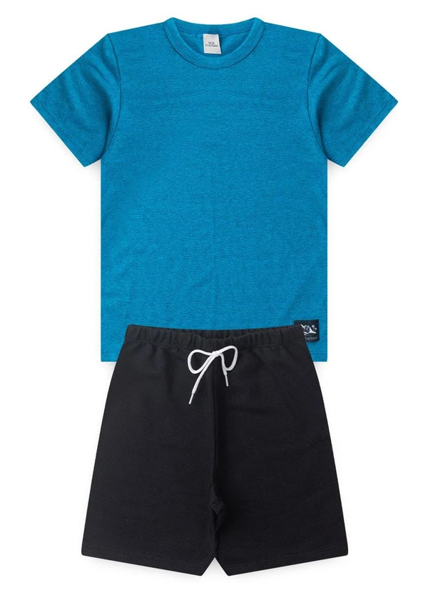 Vida Costeira - Conjunto Masculino Moulineblack Azul 3