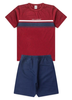 Vida Costeira - Conjunto Masculino Moulineblack Linhas Bordo - VIDA COSTEIRA