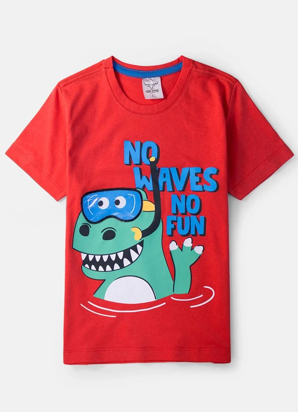 Keki Boys - Conjunto Masculino no Waves Vermelho 3