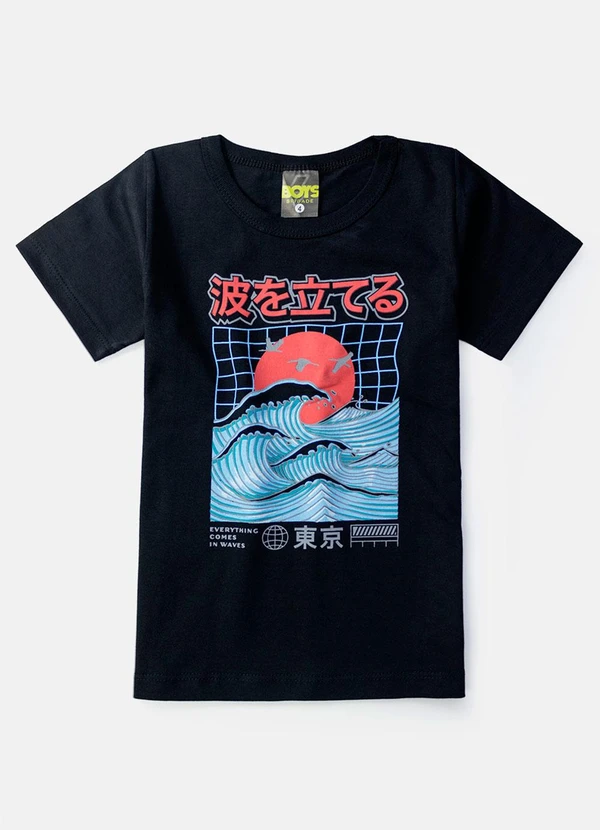 Boys Brigade - Conjunto Masculino Ondas Preto 3