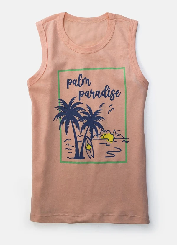 Keki Boys - Conjunto Masculino Palm Paradise Papaya 4