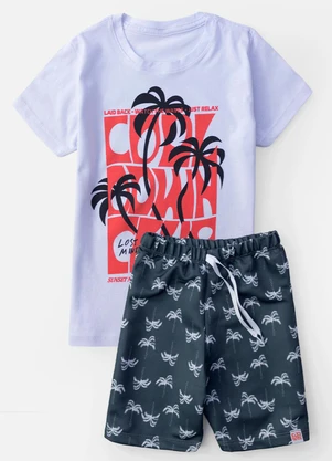 Torrox - Conjunto Masculino Palmeira Cool Branco - TORROX