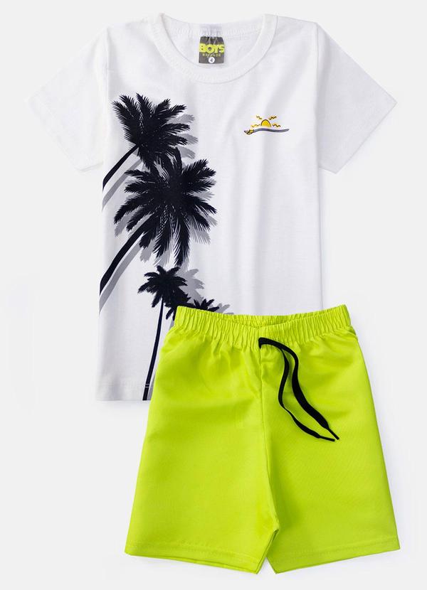 Boys Brigade - Conjunto Masculino Prancha Surf Off White