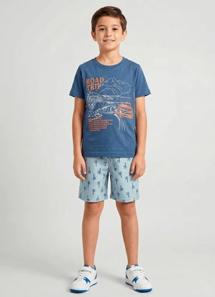 Keki Boys - Conjunto Masculino Road Trip Cinza - KEKI BOYS