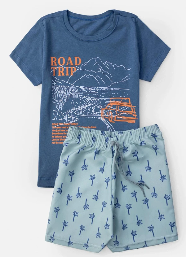 Keki Boys - Conjunto Masculino Road Trip Cinza 2