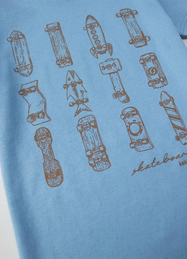 Keki Boys - Conjunto Masculino Skates Azul 5