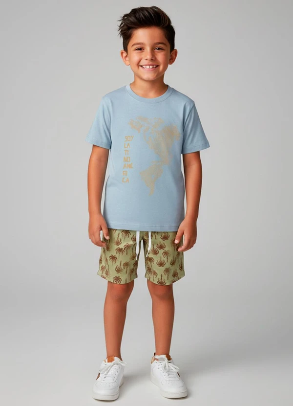 Keki Boys - Conjunto Masculino Soy Latino América Cinza