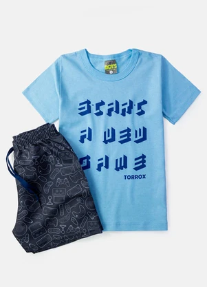 Boys Brigade - Conjunto Masculino Start a New Azul Bebê - BOYS BRIGADE