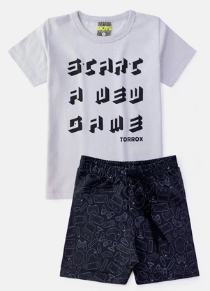 Boys Brigade - Conjunto Masculino Start a New Cinza - BOYS BRIGADE