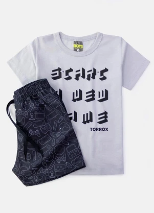 Boys Brigade - Conjunto Masculino Start a New Cinza - BOYS BRIGADE