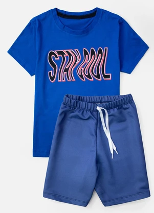 Keki Boys - Conjunto Masculino Stay Cool Royal - KEKI BOYS