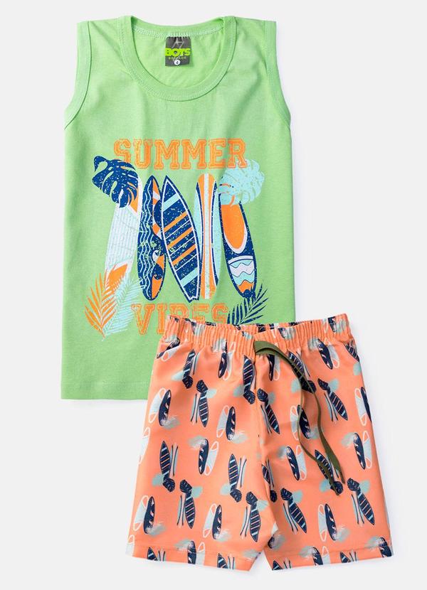 Boys Brigade - Conjunto Masculino Summer Vibes Verde