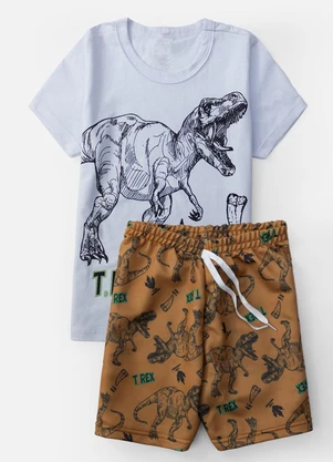 Torrox - Conjunto Masculino T-Rex Branco - TORROX