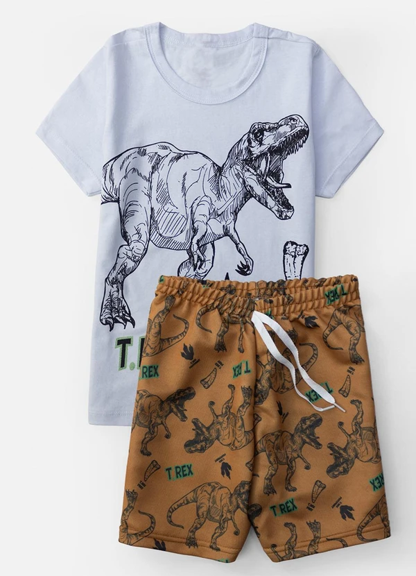 Torrox - Conjunto Masculino T-Rex Branco 2