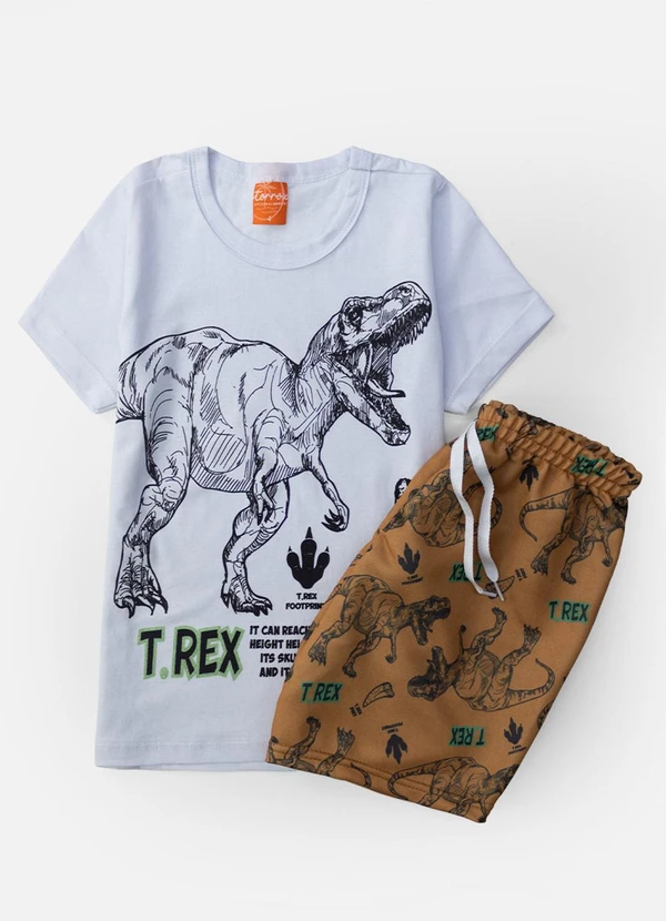 Torrox - Conjunto Masculino T-Rex Branco 3