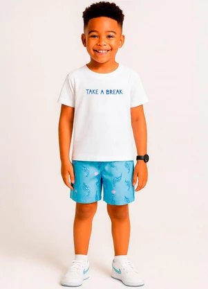 Torrox - Conjunto Masculino Take a Break Branco - TORROX