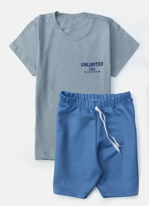 Keki Boys - Conjunto Masculino Unlimited Cinza - KEKI BOYS