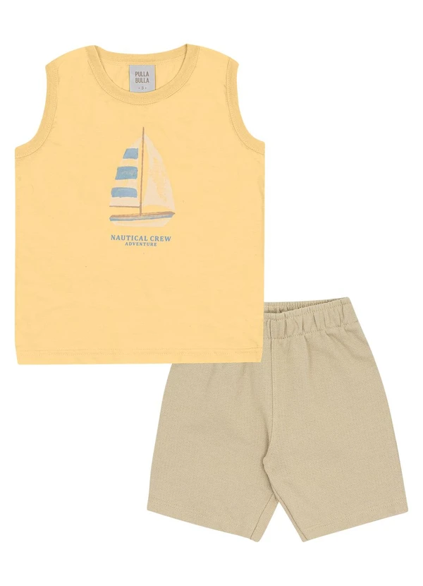 Pulla Bulla - Conjunto Meia Malha Amarelo 2