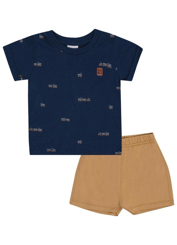 Pulla Bulla - Conjunto Meia Malha Azul