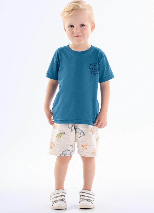 Pulla Bulla - Conjunto Meia Malha Azul