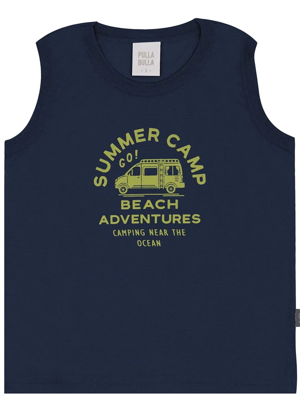 Pulla Bulla - Conjunto Meia Malha Azul 2