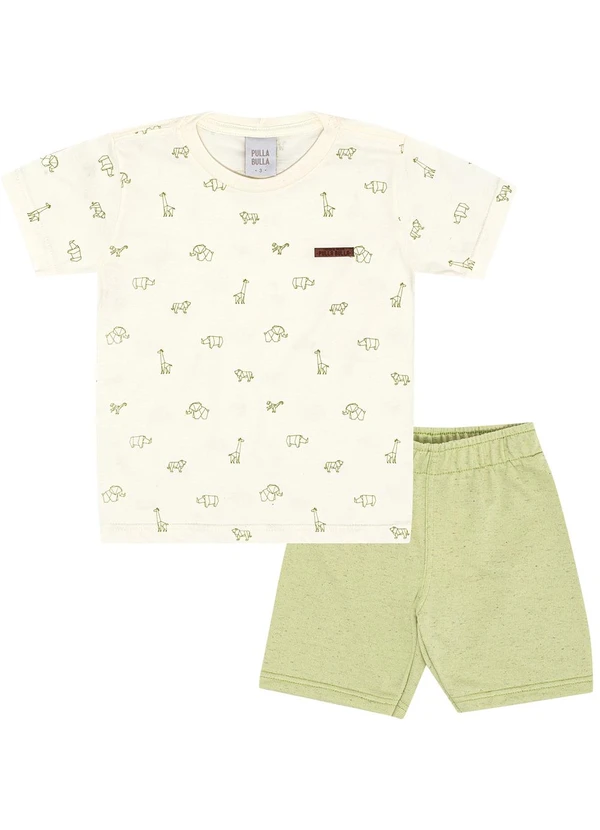 Pulla Bulla - Conjunto Meia Malha Bege 2