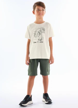 Pulla Bulla - Conjunto Meia Malha Bege - PULLA BULLA