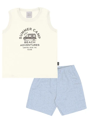 Pulla Bulla - Conjunto Meia Malha Bege - PULLA BULLA