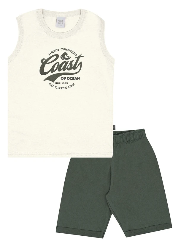 Pulla Bulla - Conjunto Meia Malha Bege 2