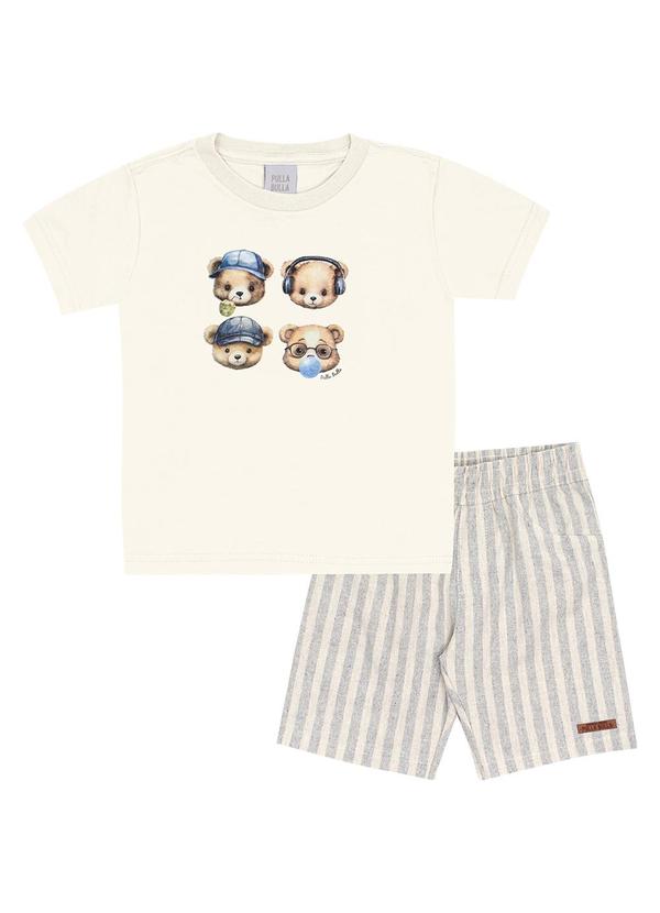 Pulla Bulla - Conjunto Meia Malha Bege 2