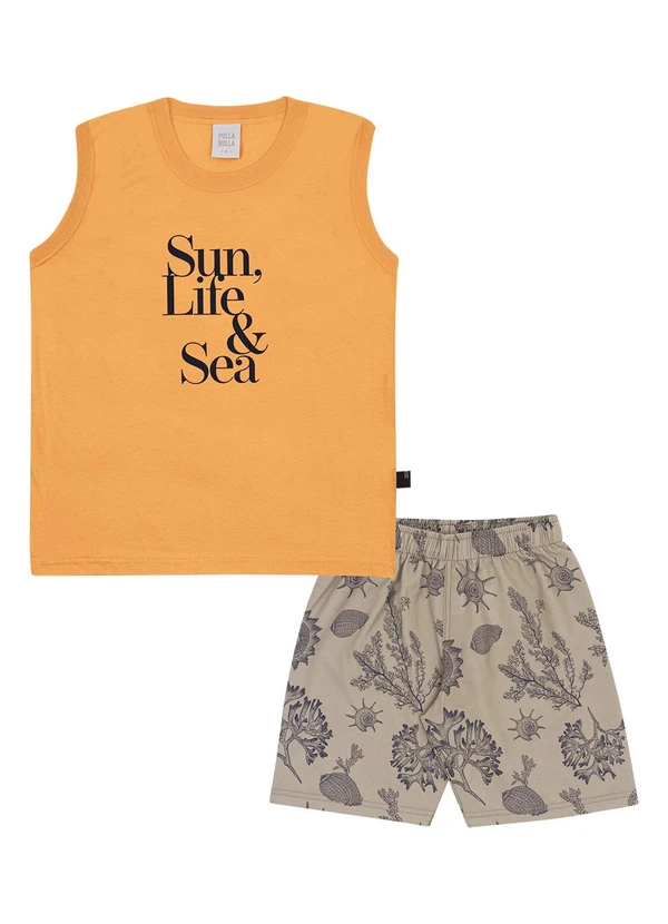 Pulla Bulla - Conjunto Meia Malha Bege 1