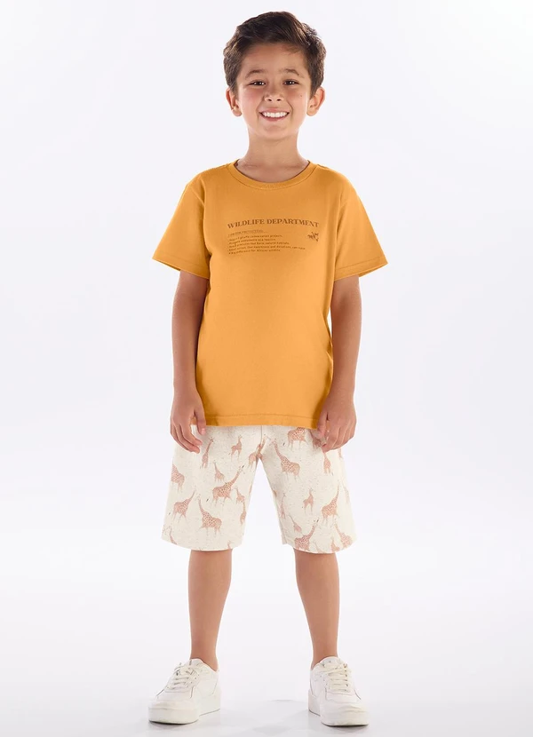 Pulla Bulla - Conjunto Meia Malha Bege