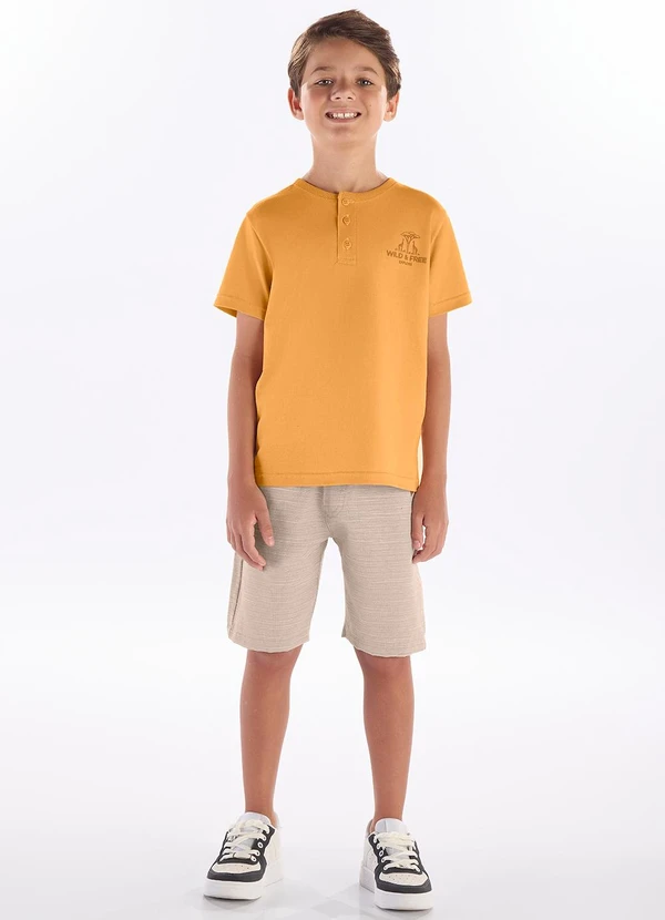 Pulla Bulla - Conjunto Meia Malha Bege 1