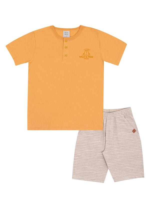 Pulla Bulla - Conjunto Meia Malha Bege 2