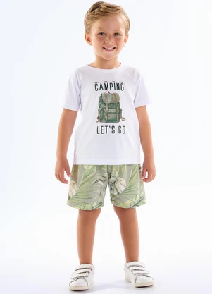 Pulla Bulla - Conjunto Meia Malha Branco - PULLA BULLA