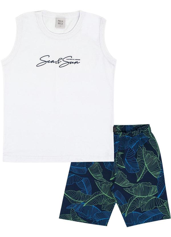 Pulla Bulla - Conjunto Meia Malha Branco 2