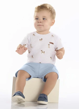 Pulla Bulla - Conjunto Meia Malha Branco - PULLA BULLA