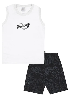 Pulla Bulla - Conjunto Meia Malha Branco - PULLA BULLA