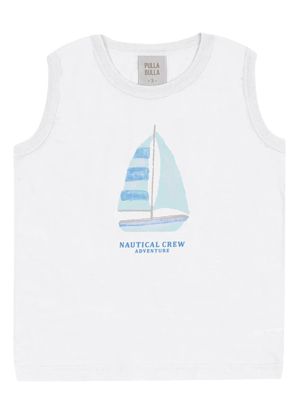 Pulla Bulla - Conjunto Meia Malha Branco 2