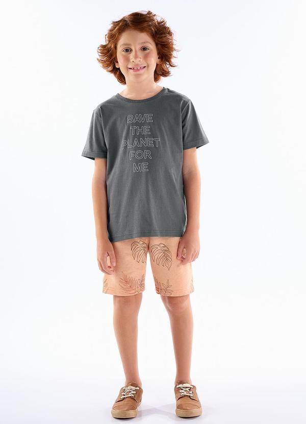 Pulla Bulla - Conjunto Meia Malha Cinza