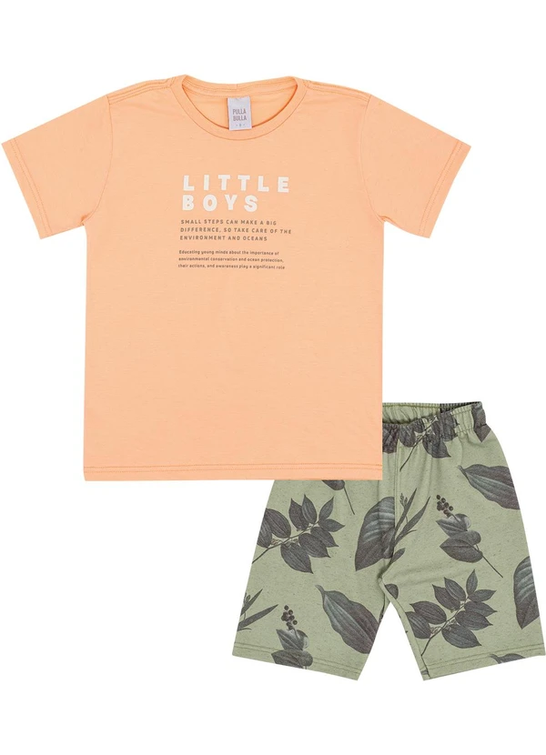 Pulla Bulla - Conjunto Meia Malha Laranja 2