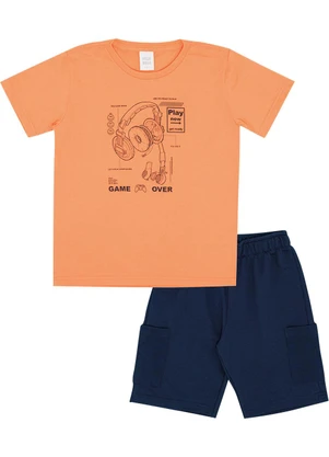 Pulla Bulla - Conjunto Meia Malha Laranja - PULLA BULLA