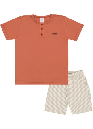 Pulla Bulla - Conjunto Meia Malha Laranja - PULLA BULLA