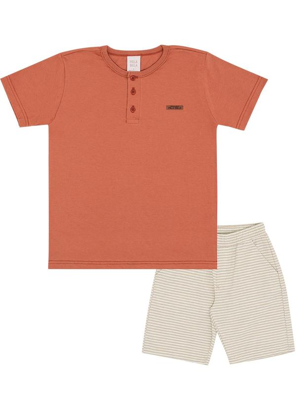 Pulla Bulla - Conjunto Meia Malha Laranja 1